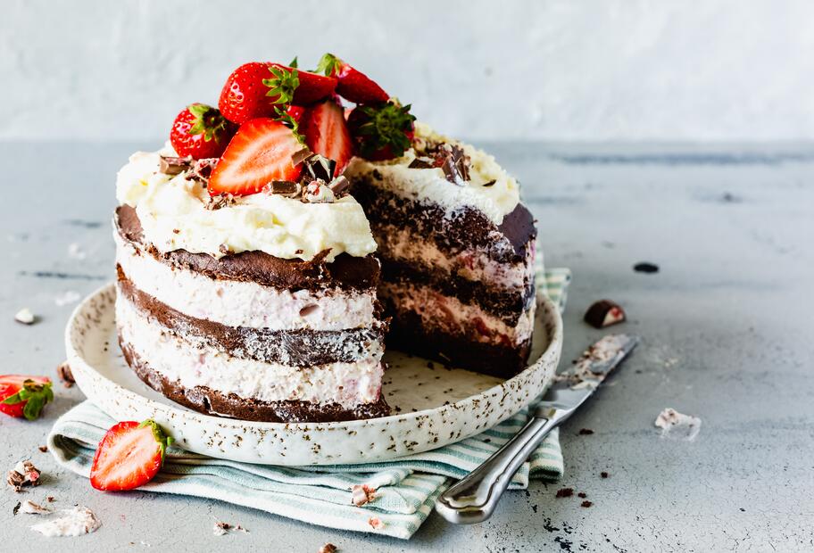 Himmlische Yogurette-Torte