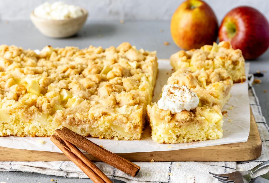 Streusel-Apfelkuchen vom Blech