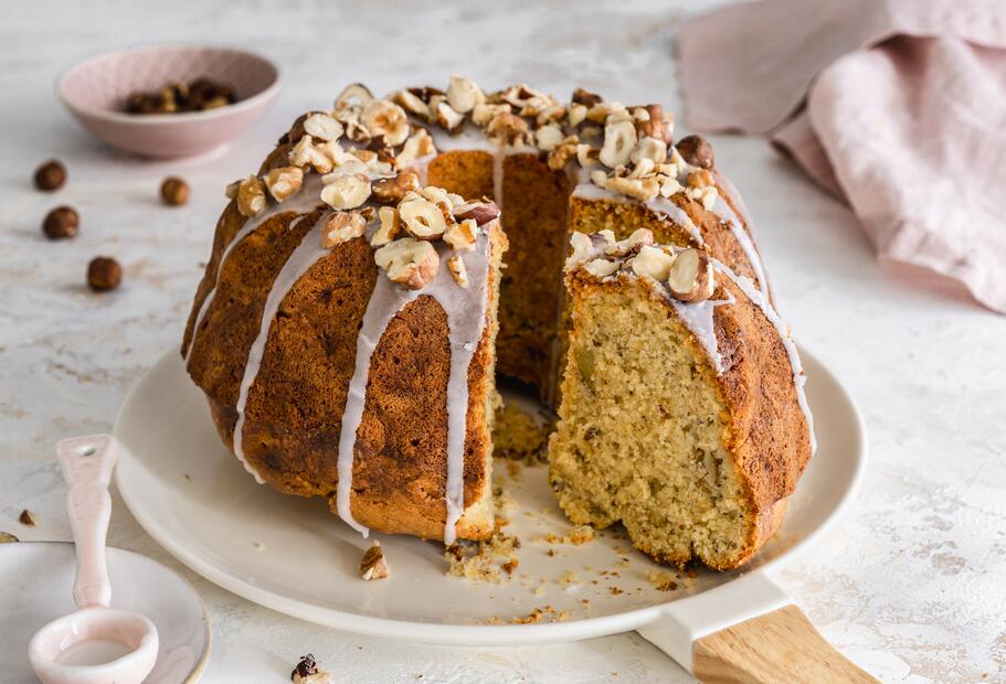 Birne-Nuss-Gugelhupf