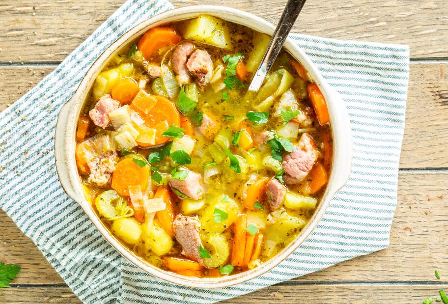 Kassler-Eintopf mit Gemüse