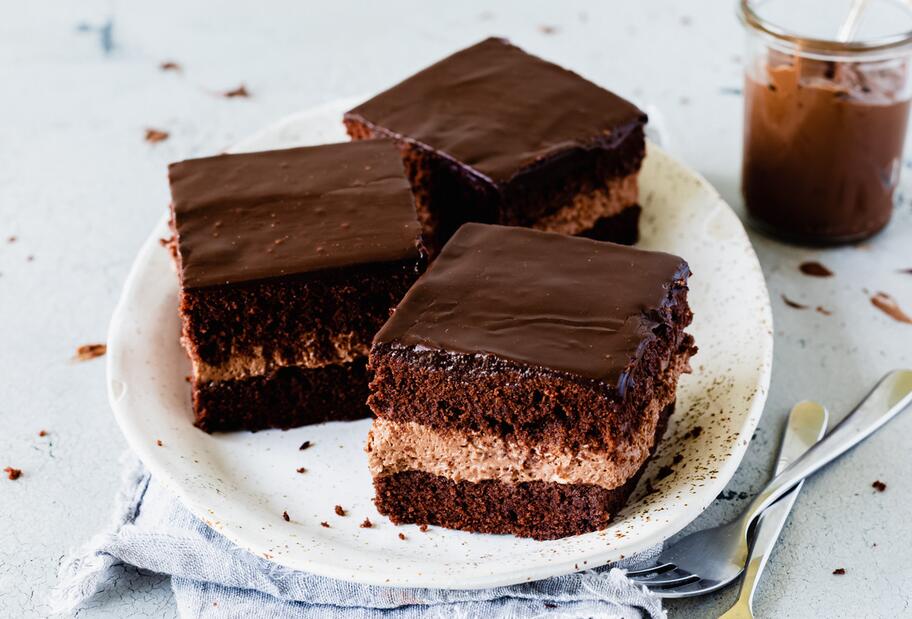 „Nutella“-Kuchen vom Blech