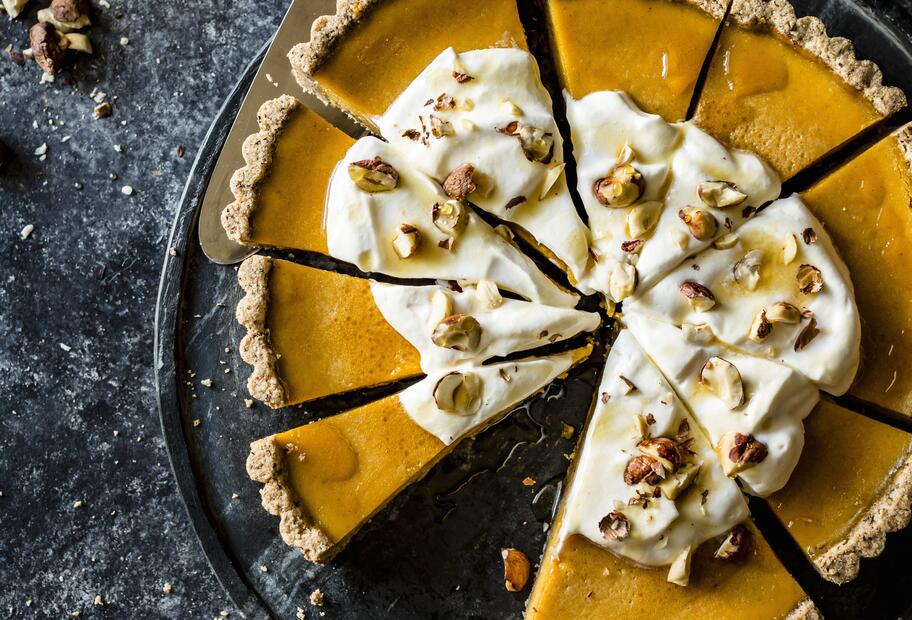 Pumpkin Pie nach amerikanischem Rezept
