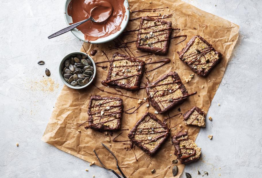 Zitronige No-bake Florentiner