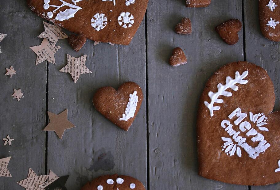 Lebkuchen wie auf dem Weihnachtsmarkt