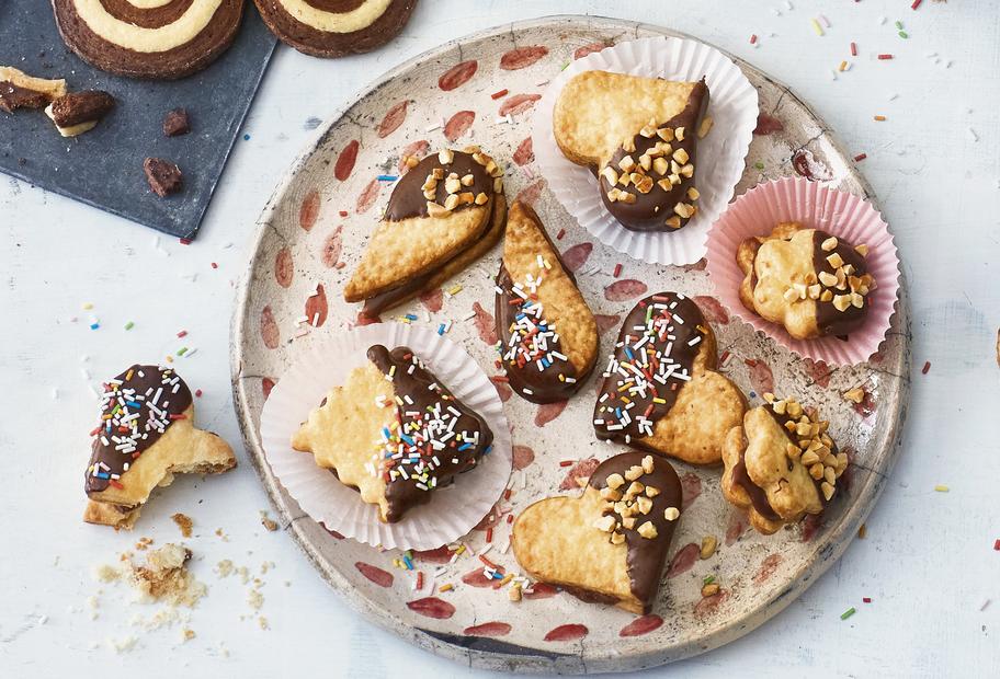 Gefüllte Butterplätzchen