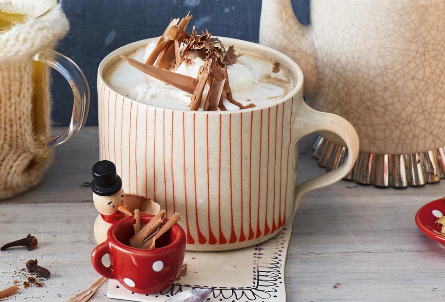 Die cremigste heiße Schokolade