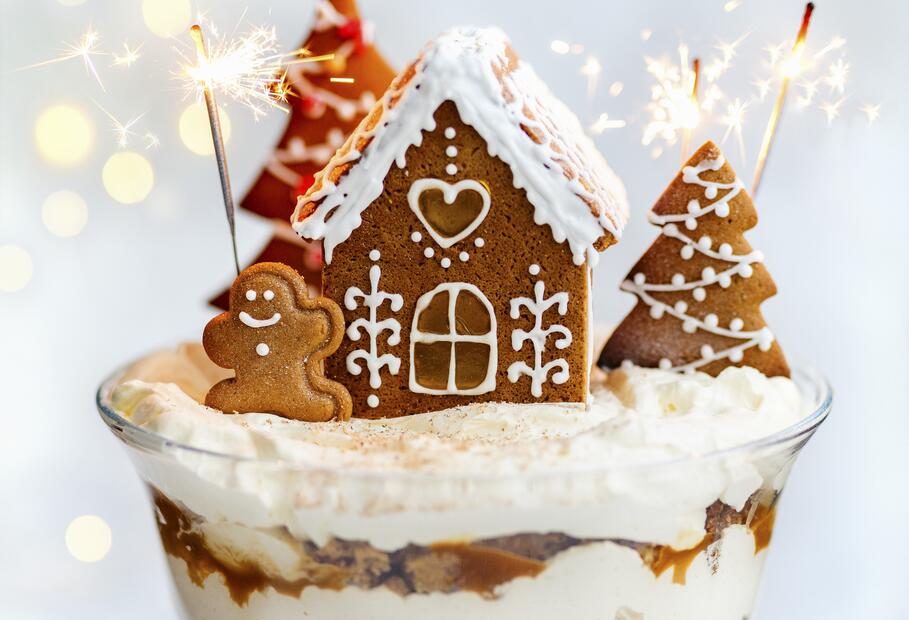 Lebkuchen-Schichtdessert