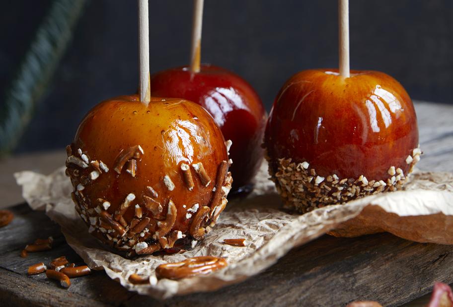 Liebesäpfel mit Crunch