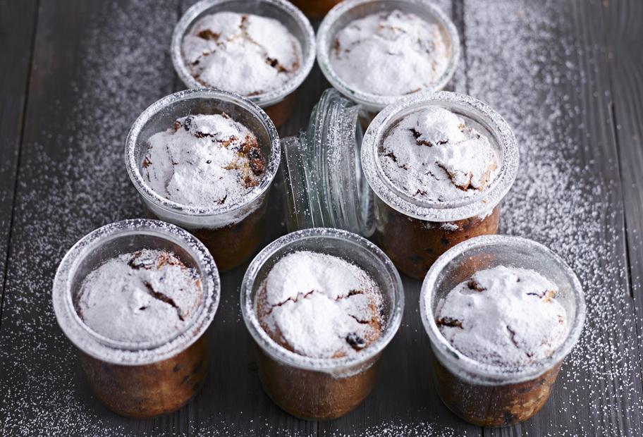 Mini-Stollen im Glas