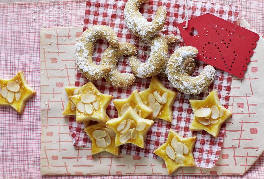 Nusssterne mit Erythrit