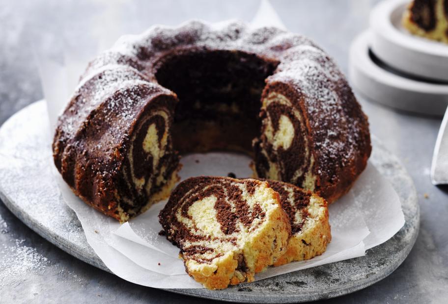 Saftiger Orangen-Marmorkuchen