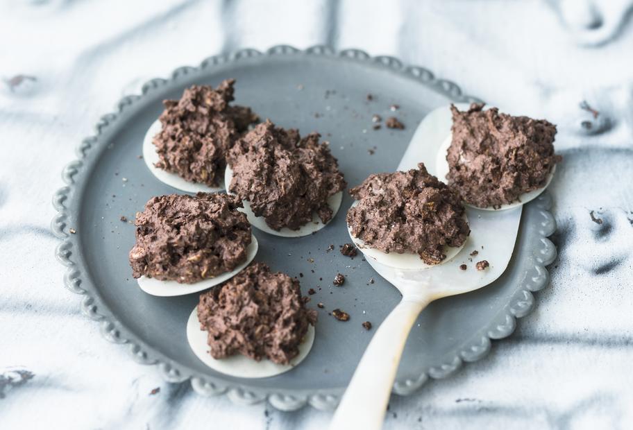 Schnelle Kakaomakronen