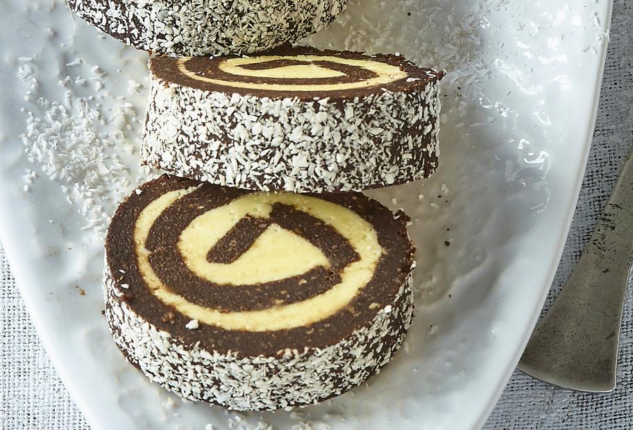 Schoko-Vanille-Rolle