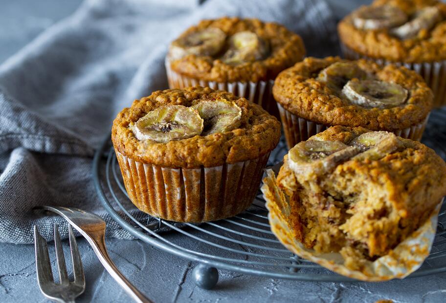 Bananenmuffins ohne Zucker