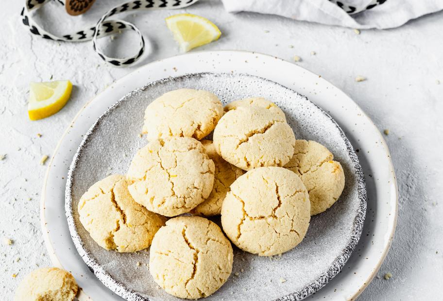 Low Carb Frischkäse-Zitronen-Kekse