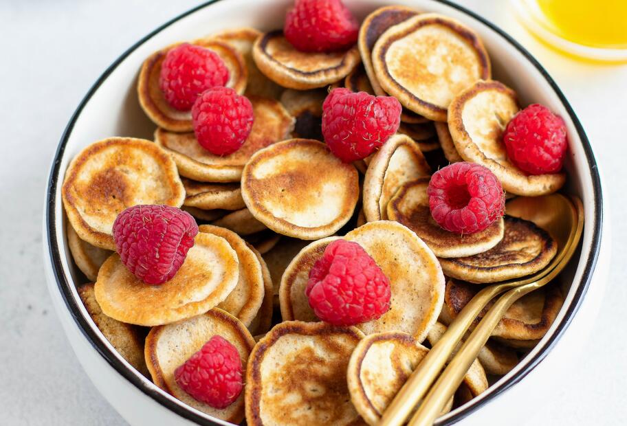 Schnelle Mini-Pancakes