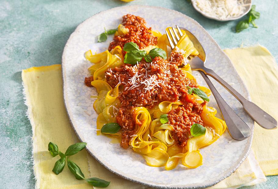 Zoodles mit Bolognese