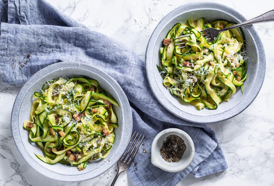 Zoodles mit Carbonara