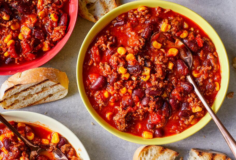 Mildes Chili con Carne für den Thermomix®