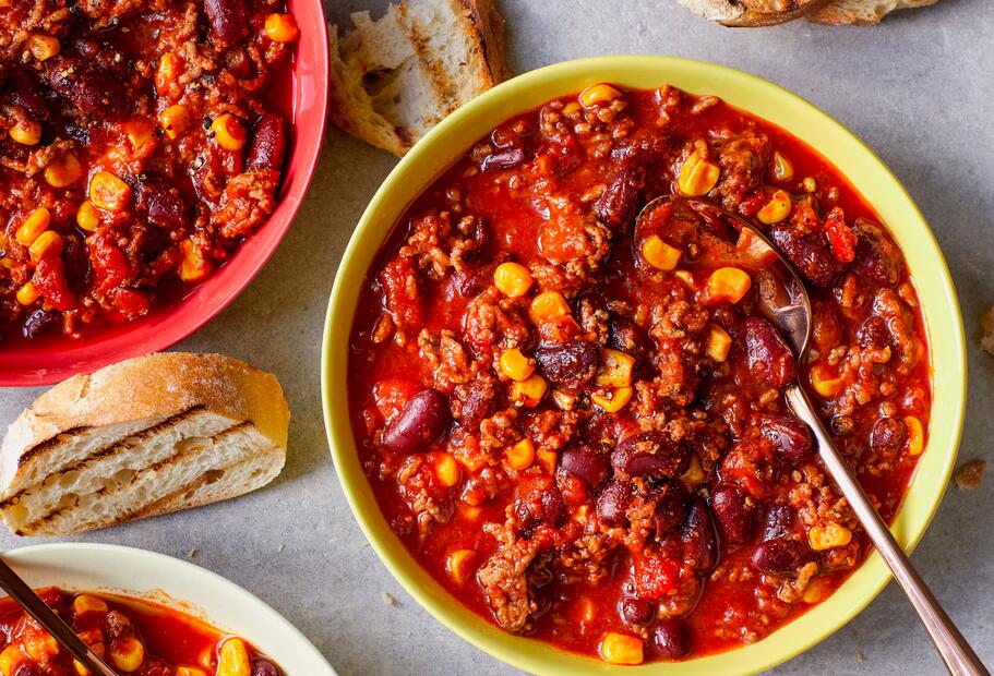 Mildes Chili con Carne