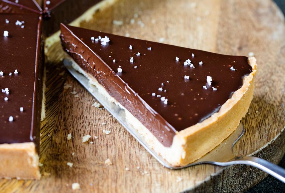 Klassische Schokotarte