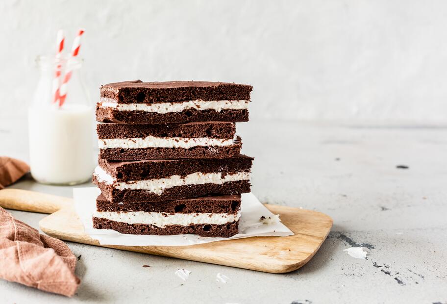 Low-Carb-Milchschnitte