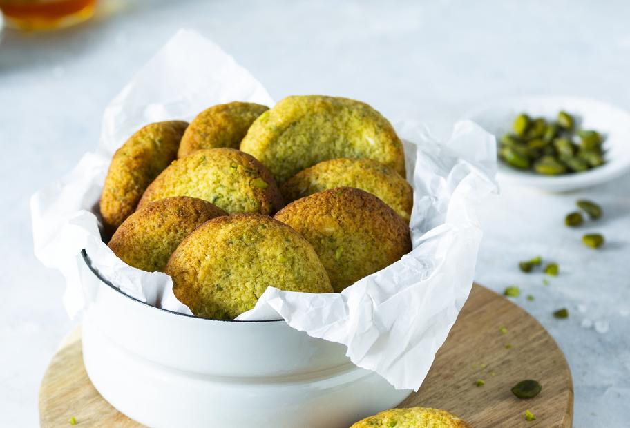 Salted Honey Pistacchio Cookies