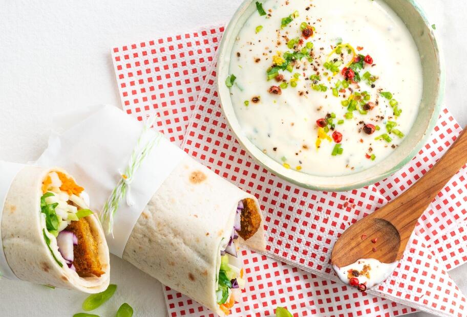 Vegane Falafel-Wraps