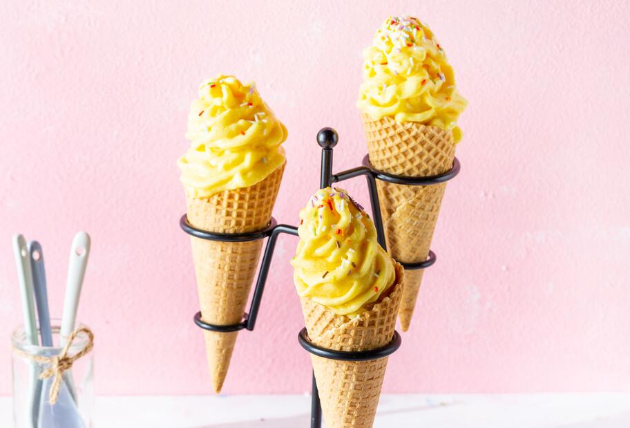 Low-Carb-Softeis in 10 Minuten