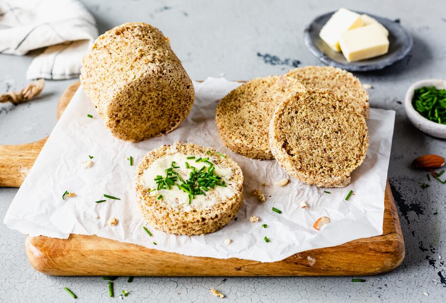 5-Minuten-Low-Carb-Brot aus der Mikrowelle