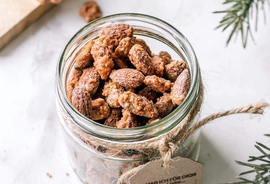 Gebrannte Mandeln vom Blech