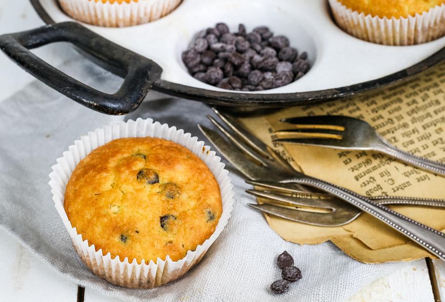 Low-Carb Schokomuffins mit Vanille