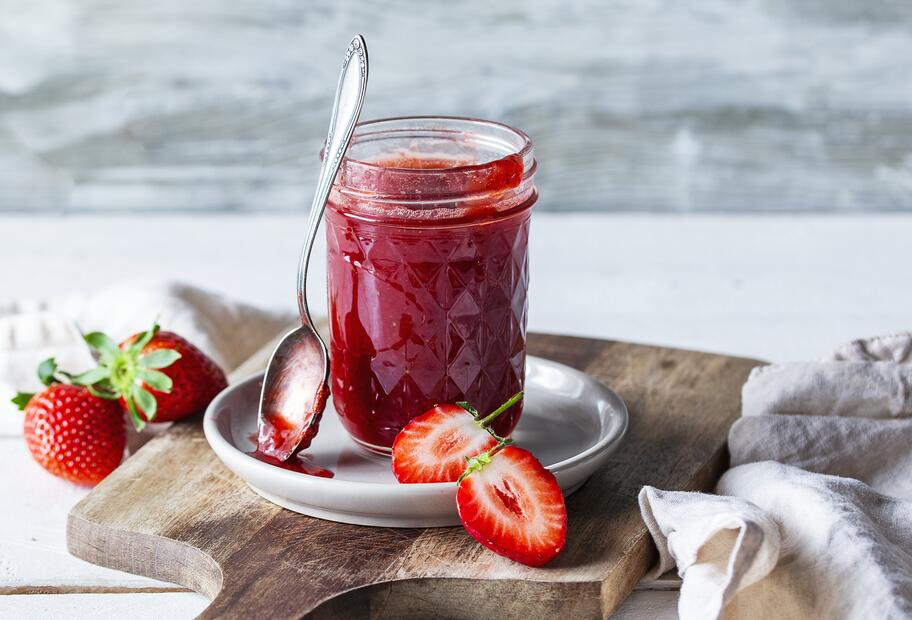 Die einfachste Erdbeermarmelade im Thermomix® | ZAUBERTOPF