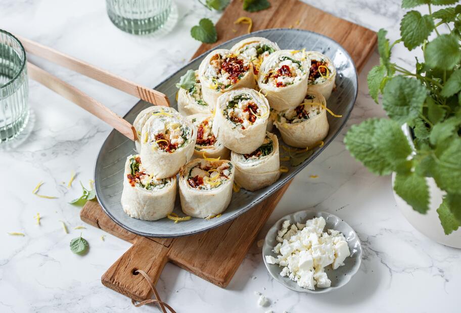 Frischkäseröllchen