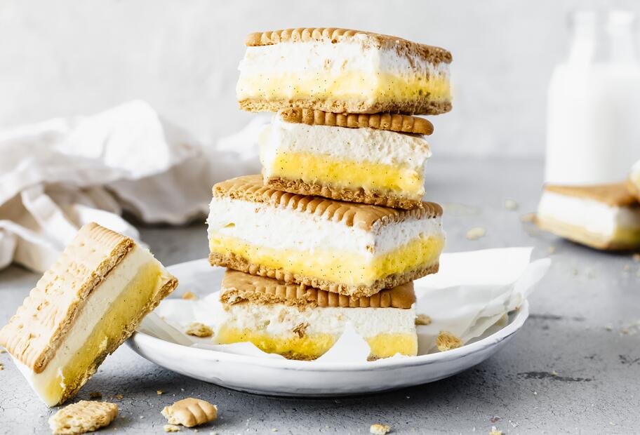 Keks-Pudding-Schnitten