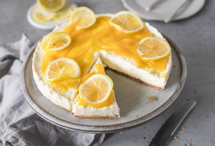 No Bake Lemon Cheesecake