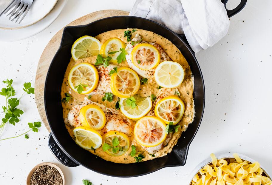 Zitronen-Knoblauch-Hähnchen
