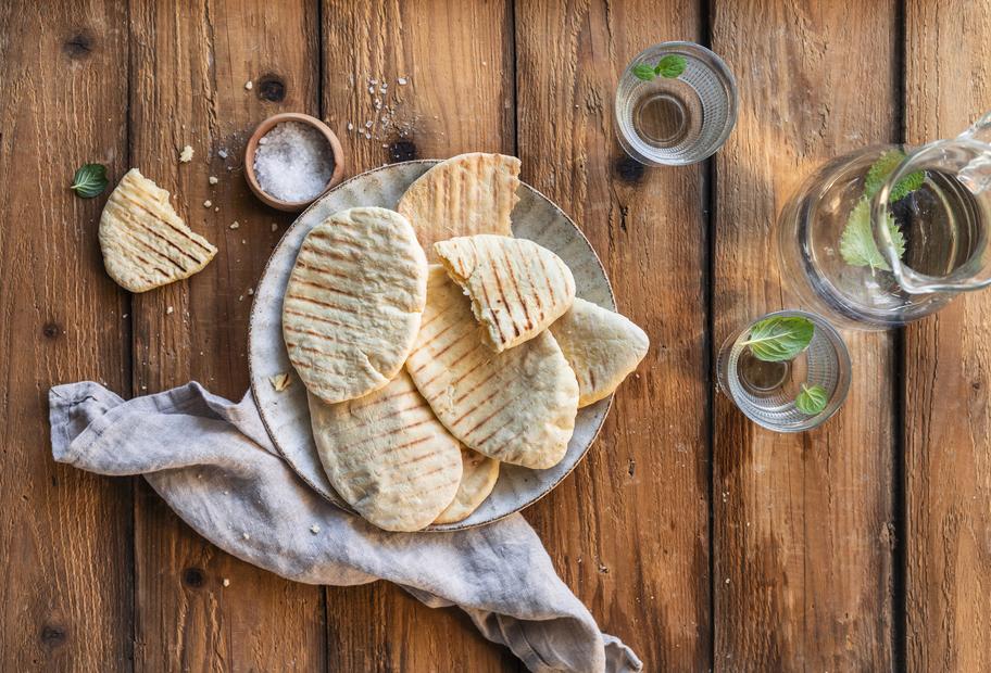 Mini-Naan vom Grill