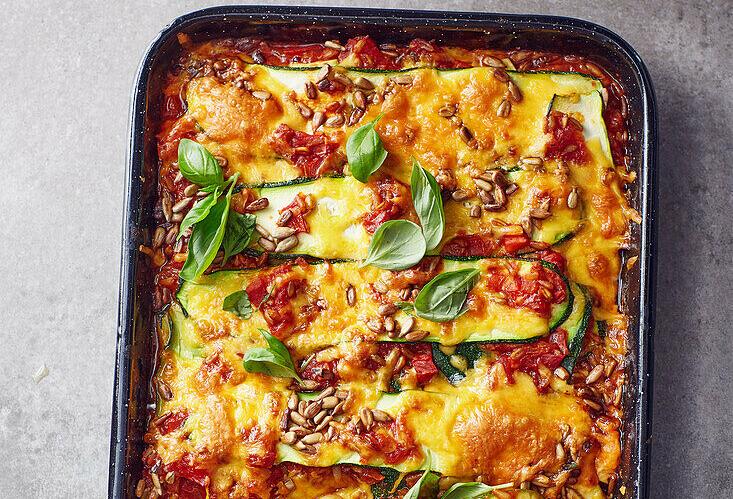 Schnelle Zucchini-Lasagne