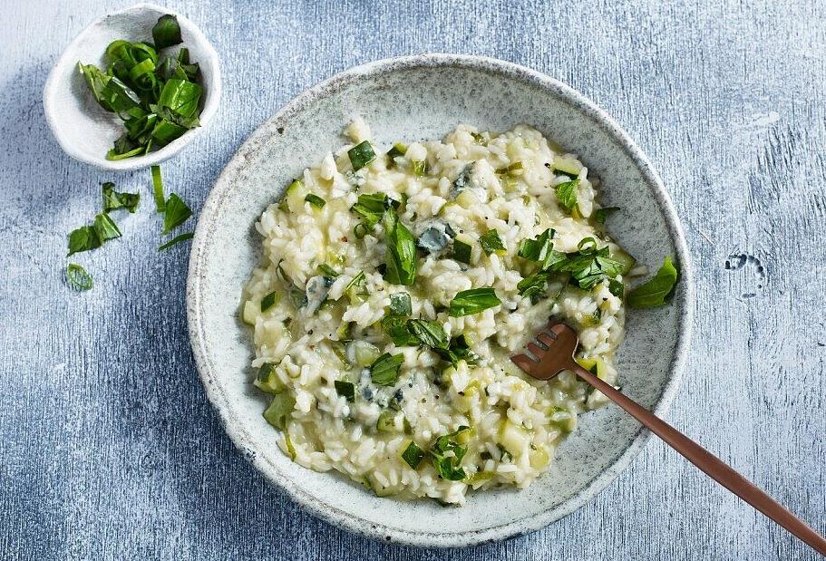 Cremiges Zucchini-Risotto