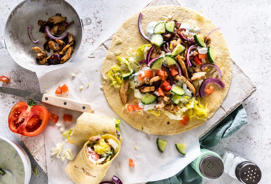 GyrosWraps mit dem Thermomix® ZAUBERTOPF