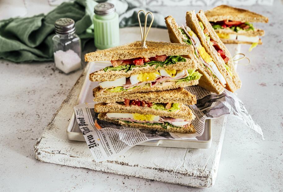 Schnelles New-York-Club-Sandwich