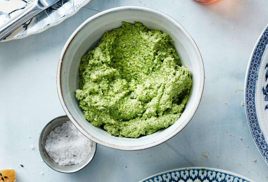 Basilikum-Feta-Creme