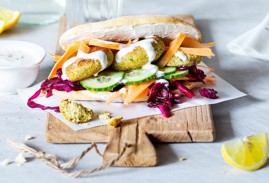 Leckerer FalafelDöner mit dem Thermomix® ZAUBERTOPF