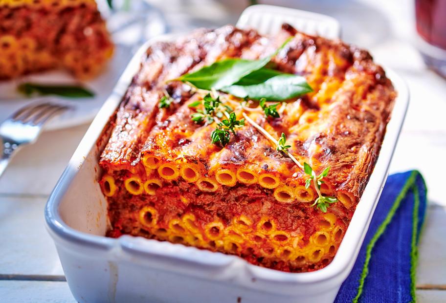 Hackfleisch-Makkaroni-Auflauf