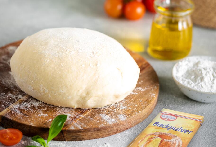 Pizzateig mit Backpulver
