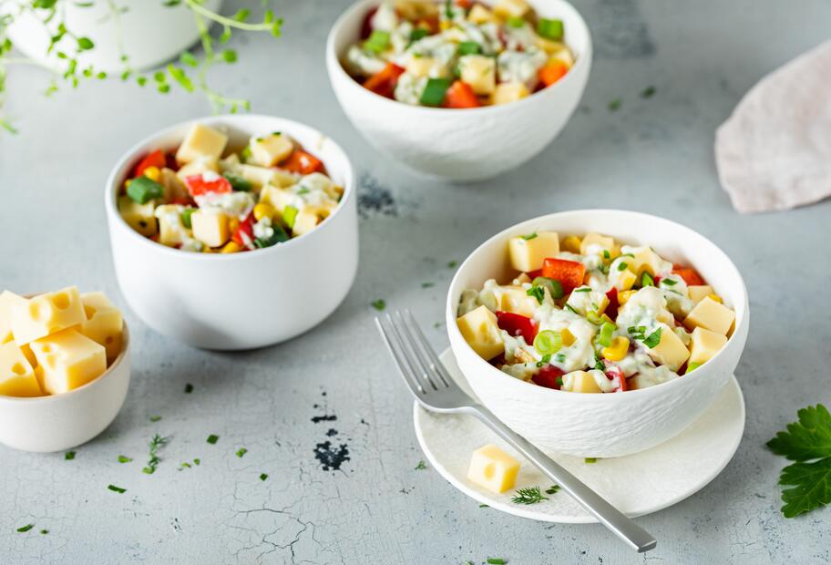 Schneller Käsesalat