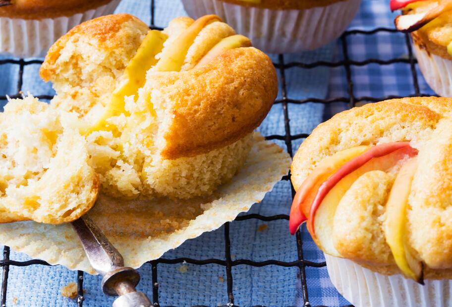 Saftige Apfelmuffins