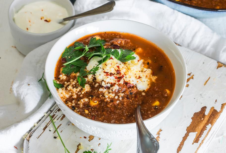 Feuriges Chili con Carne