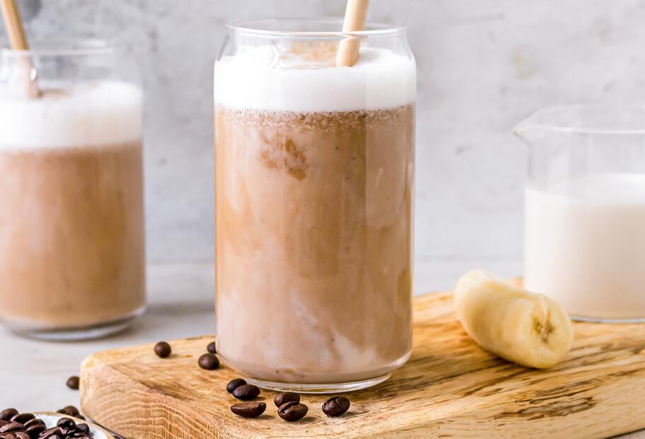 Frozen Banana Latte